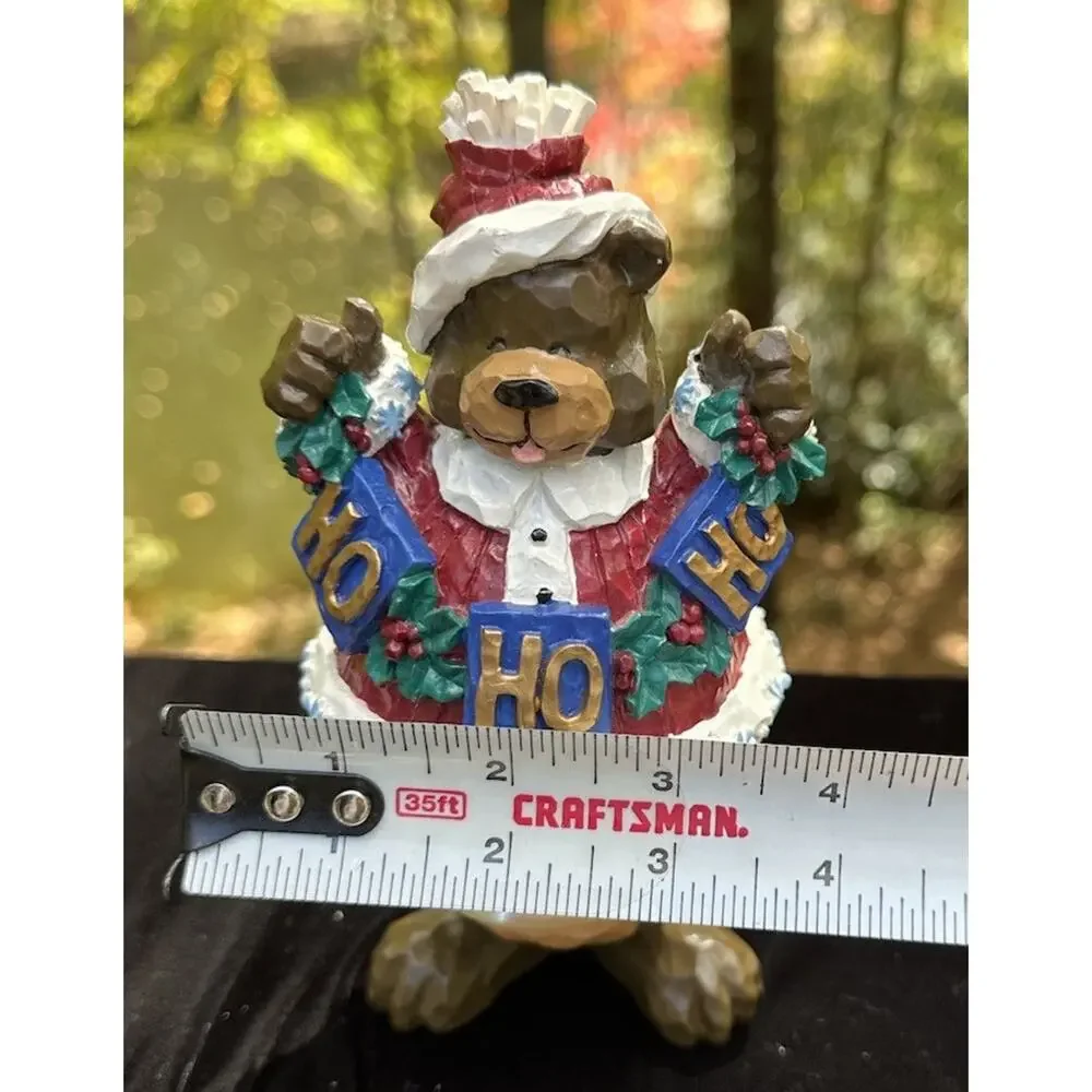 Rare Dillards Home Vintage 1990s Black Bear W/ Glass Ball Body -S64